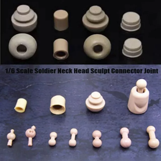 Multistyles 1/6 Doll Neck Plastic Neck/Foot Connector  Fit 1/6 12" Doll