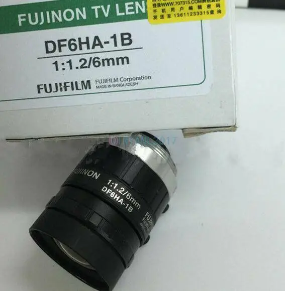 1PCS New Fujinon DF6HA-1B industrial camera lens 6mm fixed focus