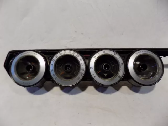 1966-67 Dodge Charger Tach Dash Cluster Gauges 150 440 Mopar B-Body Hemi Coronet