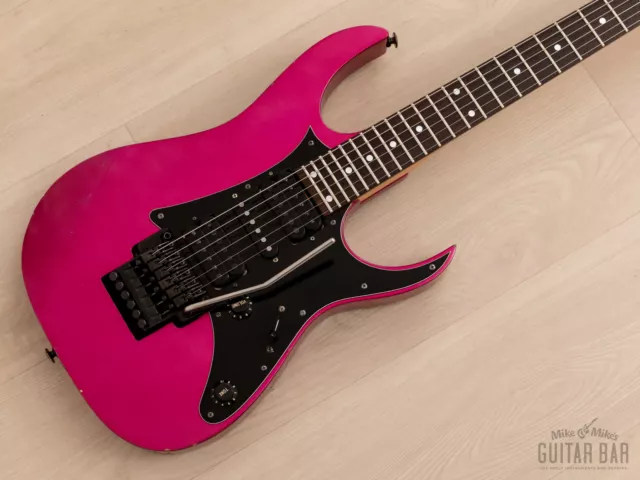 1993 Ibanez RG550 HSH Purple Neon 100% Original w/ Lo-Pro Edge Floyd Rose