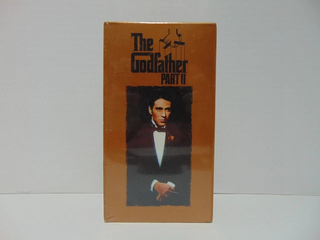 THE GODFATHER PART II Al Pacina Robert De Niro R VHS New Sealed £5.55