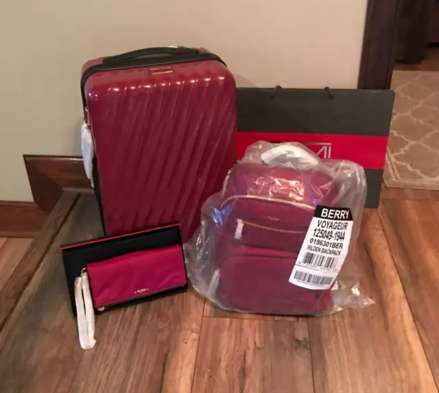 New Tumi Set International Exp. Carry-on/Voyageur Hilden Backpack/Voyageur Slg