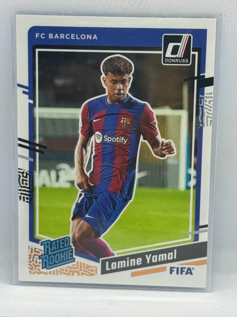 LAMINE YAMAL RATED Rookie 2023-24 Donruss Calcio n. 177 EUR 6,99