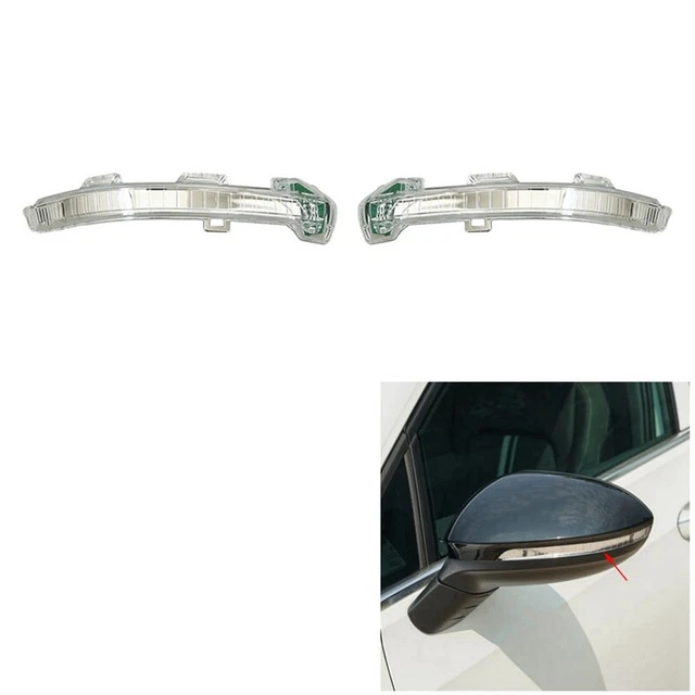 1 paio di indicatori luminosi segnale di svolta laterale anteriore sinistra retrovisore auto per Mk8 2020 B5G8