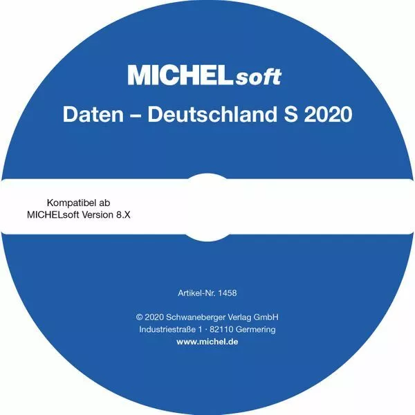 MICHEL-Daten/Update 2020 Briefmarken Deutschland S – für Soft