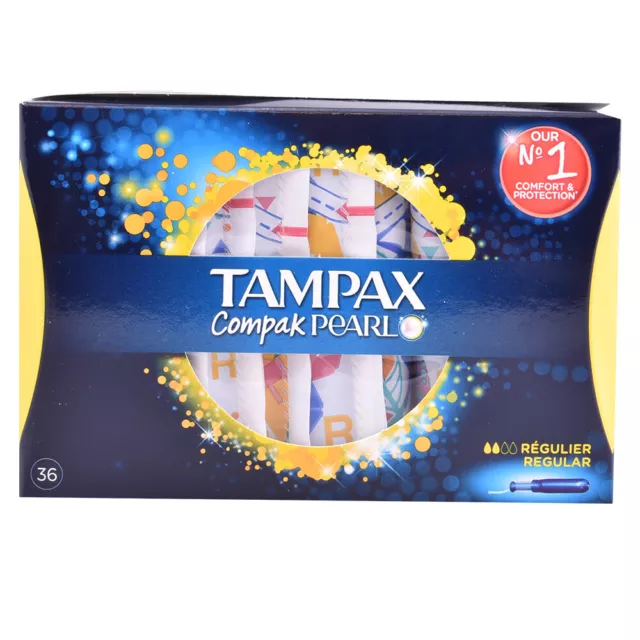 Hygiène Tampax women TAMPAX PEARL COMPAK tampón regular 36 uds