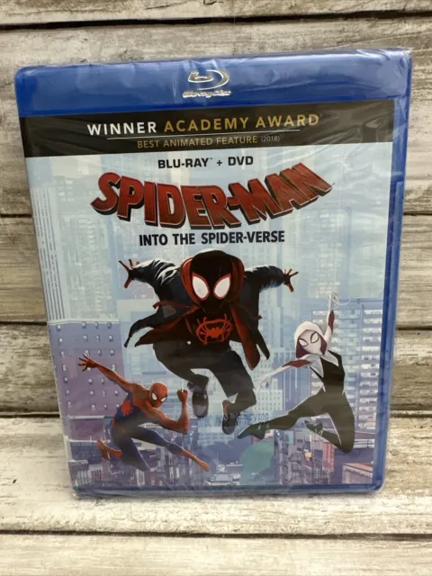 Spider-Man: Into the Spider-Verse (Blu-ray + DVD 2018) New/Sealed Ships FREE
