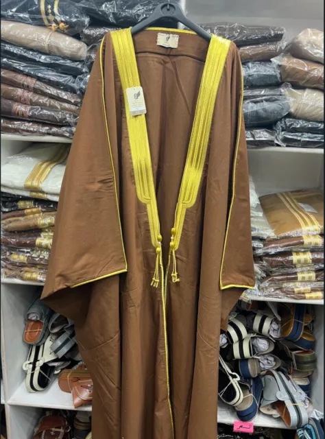 Mens Spring Fall Kuwaiti Superior Camel Hair Bisht