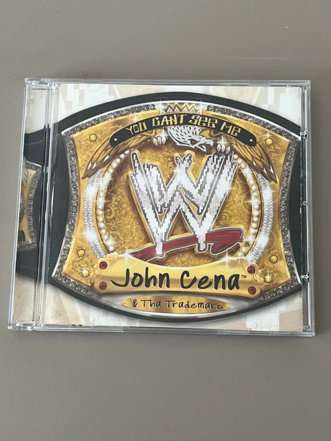 直筆サイン入りＣＤ　John cena  you can't see me 直筆サイン入りCD John cena you can't see me JOHN CENA