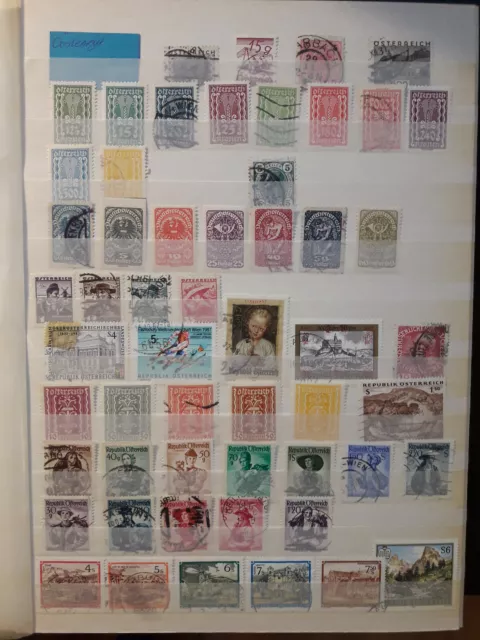 197. Briefmarken Österreich - Kaiserreich Deutschösterreich Republik