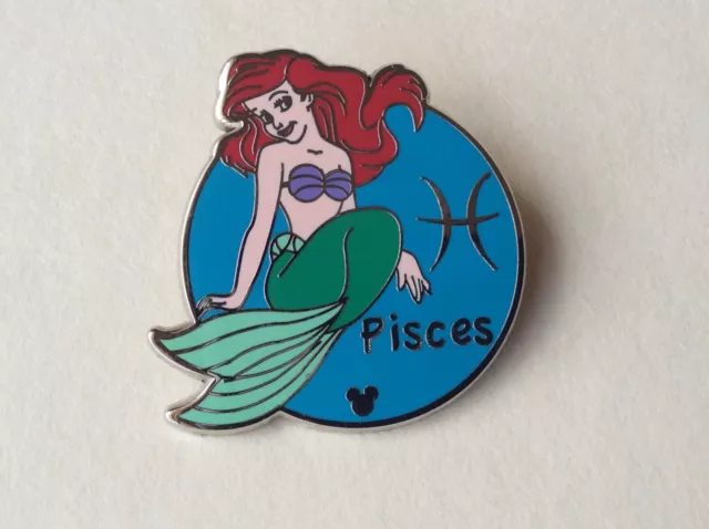 2012 Disney WDW Hidden Mickey Zodiac Series Pisces Ariel Pin Authentic