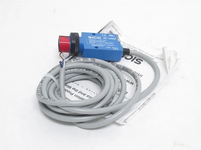 228838 New-No Box; Sick WLL 1000-N112 Fiber Optic Prox Switch 7023837; 10-30VDC