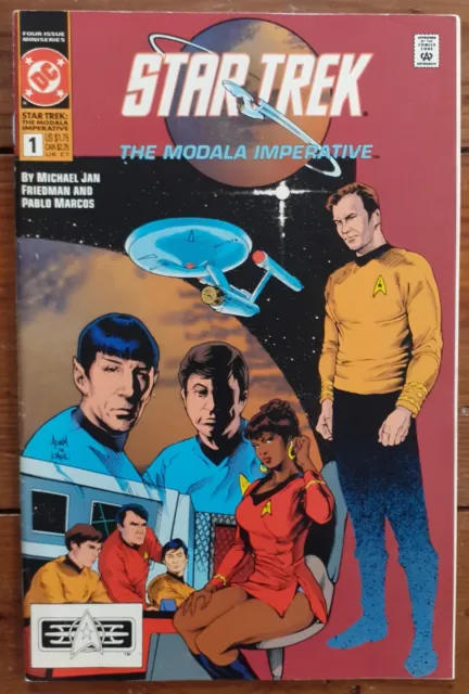 Star Trek: The Modala Imperative 1, Dc Comics, July 1991, Fn