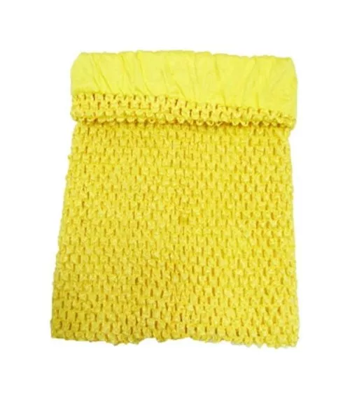 NEW Girls 7.5" Lined Crochet Tutu Top tube 20 Colors U Choose size 2-4 years