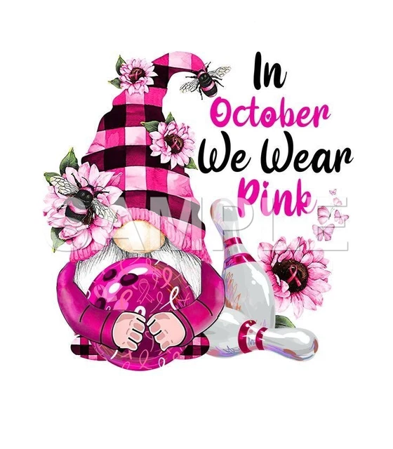 Breast Cancer Awareness   vinyl iron on transfer (choice of 1)