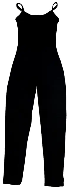 Motionwear Camisole Unitard Bodysuit Jumpsuit Stretch #6616 Black New Girl M 5 6
