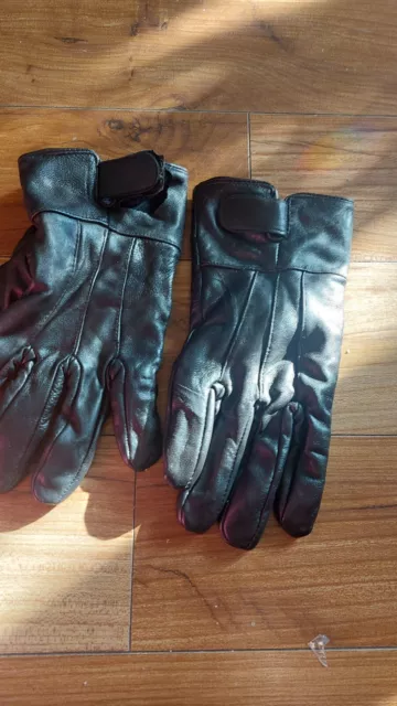 Mens JAMES PRINGLE Leather Gloves L/XL