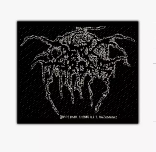 Darkthrone - Band Logo - Woven Patch - Brand New - Music 1403