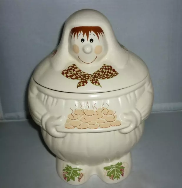 Unusual Vintage Retro Ceramic Wade Barleymow Biscuit Cookie Flour Storage Jar