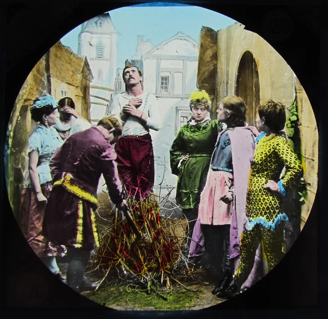 Glass Magic Lantern Slide PILGRIMS PROGRESS NO25A C1890 PHOTO JOHN BUNYAN STORY