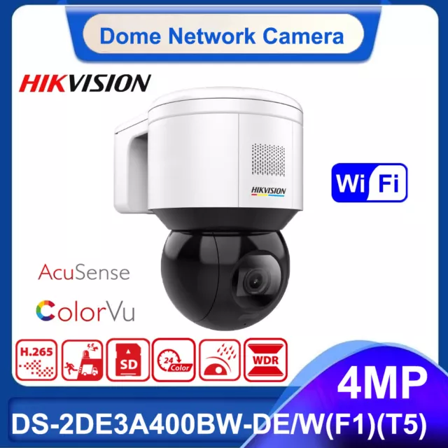 Hikvision ColorVu PTZ 4MP IP Camera DS-2DE3A400BW-DE/W(F1)(T5) Two Way Audio 4mm