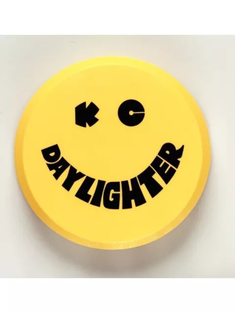 KC Hilites Light Cover Black KC Daylighter Logo Plastic Yellow 6 in (5202)