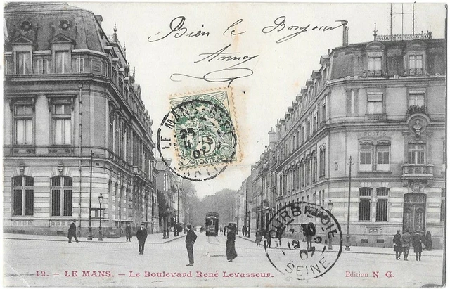 Le Mans Hotel des ostes Bd René Levasseur à René - Cartorum