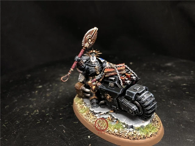 Primaris Cappellano Su Bicicletta Blood Angels Space Marines Warhammer 40,000 - Foto 6