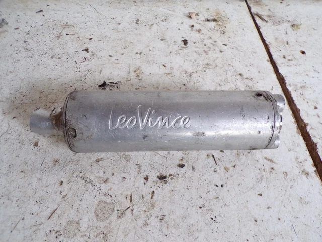 cartouche pot échappement leovince vide motobecane peugeot 103 mobylette 2323