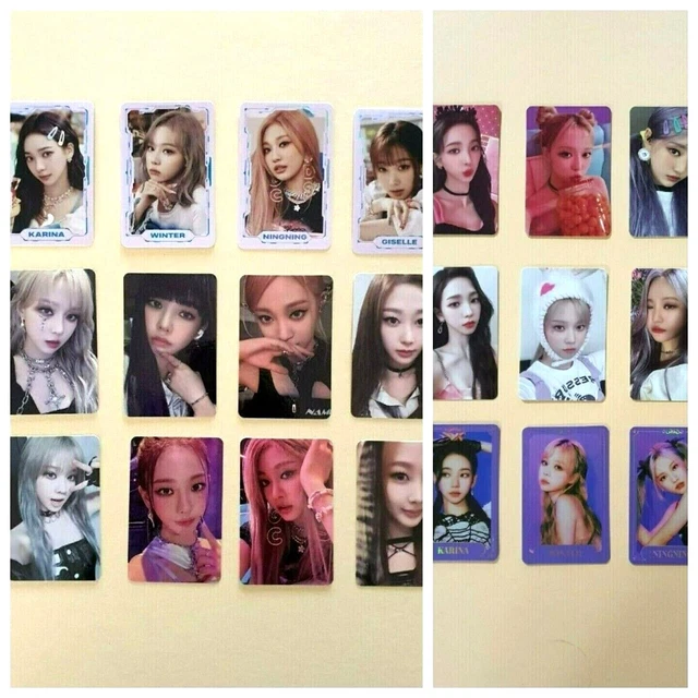 AESPA GIRLS + Life's Too Short OFFICIAL MD KARINA WINTER Trading Card
