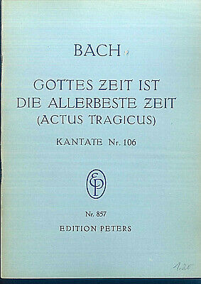 Bach J.S.Bach ~ Singet Le Homme Un Nouveau Chanson Motette Taschenpartitur 