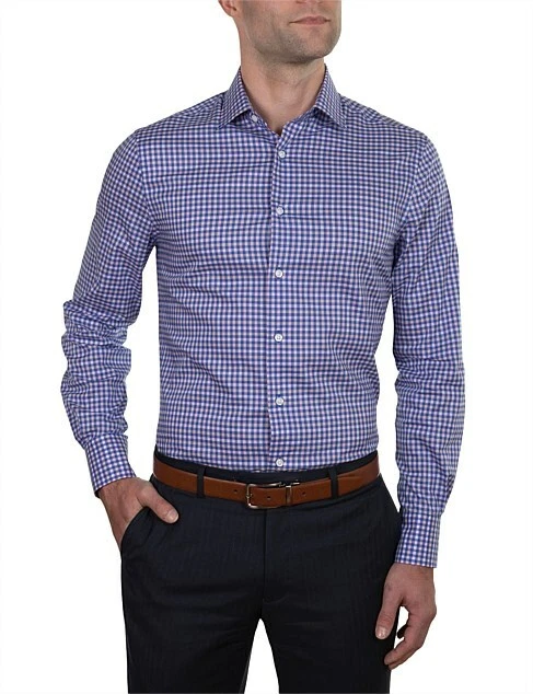 Hardy Amies Cheack Slim Fit Shirt [Best Price]