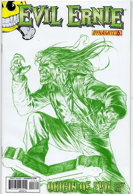 Evil Ernie #6 High End Chaotic Green Ultra Limited Variant Cover COA 1 of 25