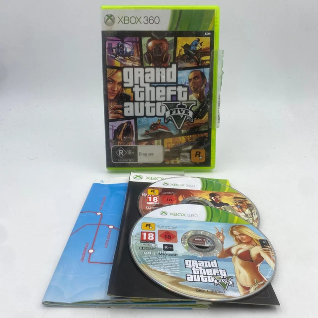 GRAND THEFT AUTO 5 GTA V Microsoft Xbox 360 PAL EUR 9,29