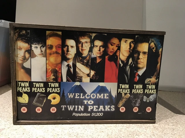 TWIN PEAKS DAVID Lynch Full Uncut Wooden VHS Box Set 29 Episodes