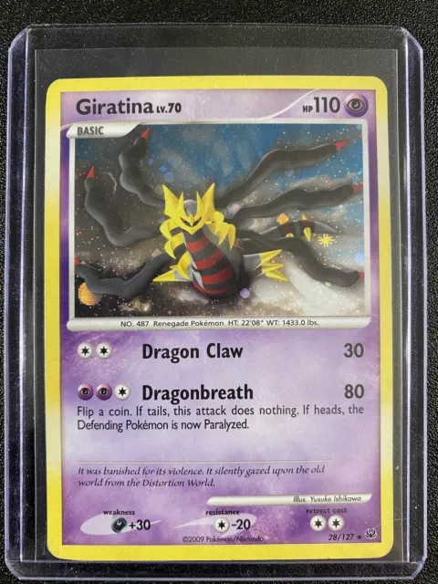 Giratina 28/127 Reverse Holo Platinum Pokemon Card 2009 Values - MAVIN