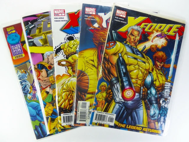 Marvel X-FORCE (2004) #1 2 3 Rob LIEFELD + X-FORCE & CABLE '95 '96 Lot VF+ to NM