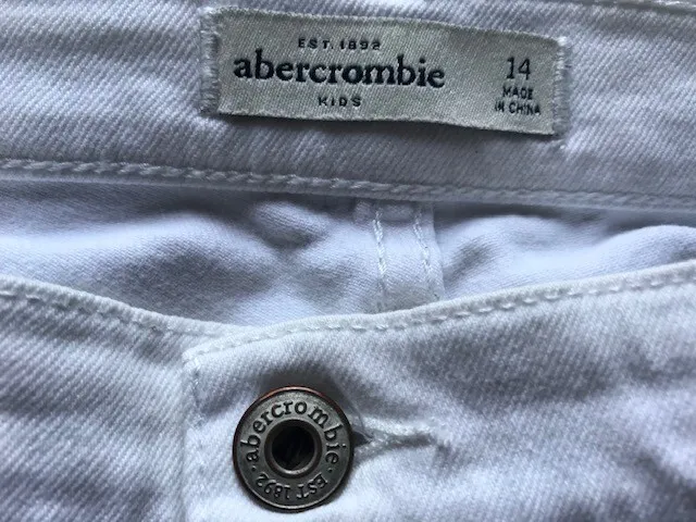 Girls Abercrombie & Fitch Jeans Age 14 years - low rise and skinny Immaculate
