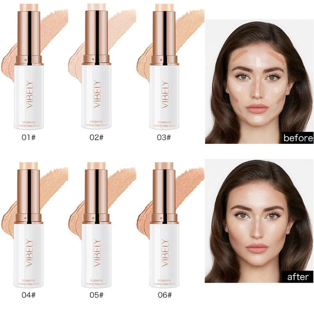 Base Makeup Waterproof Concealer Stick Foundation Highlighter Pen Trimming