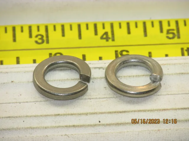 The listing is for:(2) 1/2" split lock washers, stainless steel, (.13"thick)