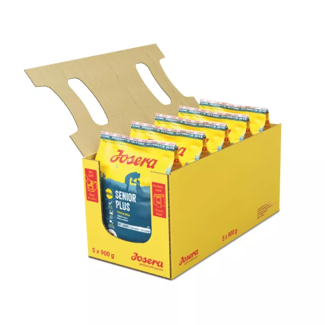 5 x 900 g = 4,5 kg Josera SeniorPlus Trockenfutter Hundefutter Vital im Alter