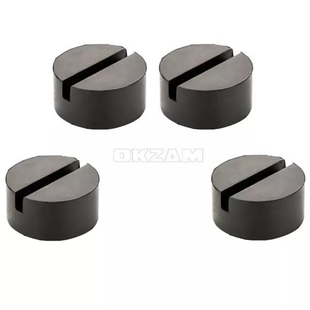 4x Cric de Véhicule 75x35 MM Rond Caoutchouc Adaptateur Bloc en pour volvo 2