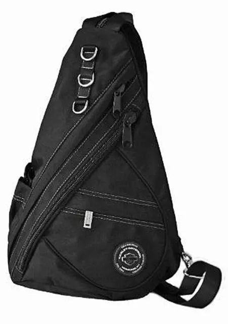 Harley-Davidson Women's Rally Sling Backpack | Zip-Apart Strap - RL3529S-BLACK