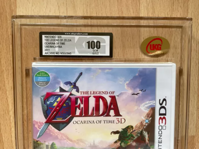 The Legend Of Zelda Ocarina Of Time UKG 85 NM SEALED N64 NTSC PC GOTY VGA  WATA