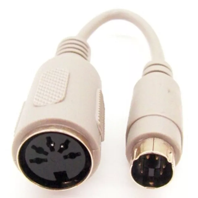 Any brand CABLE CLAVIER PS/2 MINI-DIN6 MALE - MINI-DIN6 FEMELLE / 2m