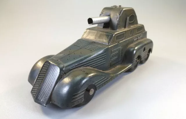 Militär Blechspielzeug : alter " Panzerwagen WH-543 " - DEFEKT
