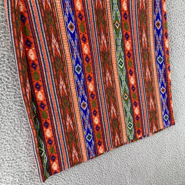 r.2.d. Aztec Print Midi Stretch Knit Pencil Skirt Size 3X Tribal Southwestern 3
