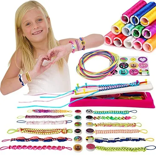 Friendship Bracelet Making Kit for Teen Girls - Arts and Crafts Ideas for Kids