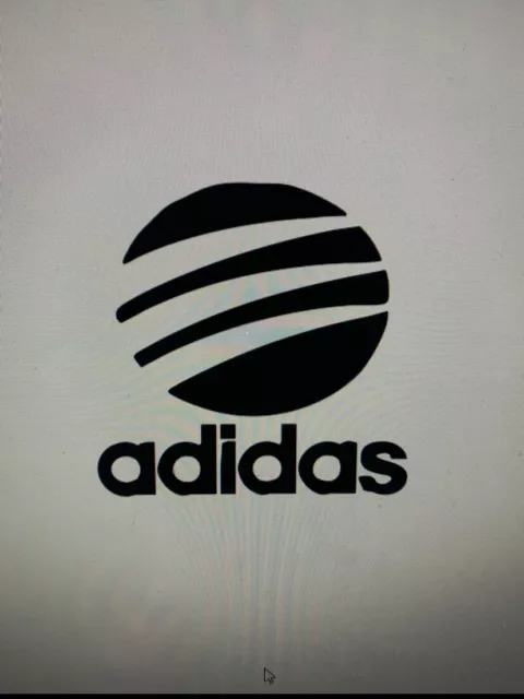 Brand New Round Adidas Iron On Heat Transfer Vinyl Decal