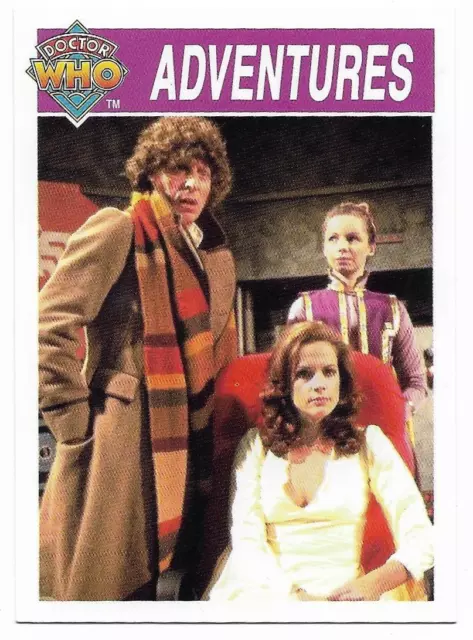 1995 Cornerstone DR WHO Base Card (151) Adventures